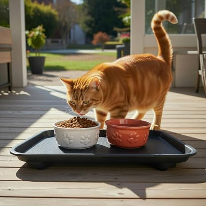 Ant Proof Tray - Waterless, Moat Free Cat and Dog Food Tray for Crawling Pest Free Pet Food Feeding Station. Kitchen Sweets and Trash, Ant Free Platform. - Image 2