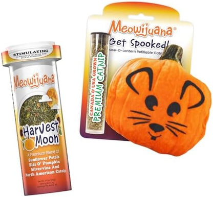 Meowijuana Fall Pumpkin Cat Toy and Blend Bundle | High-Potency by Meowijuana