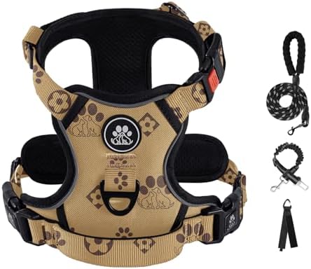IVY&LANE No Pull Dog Harness for Large Dogs,Reflective Dog Vest Harness by IVYLANE