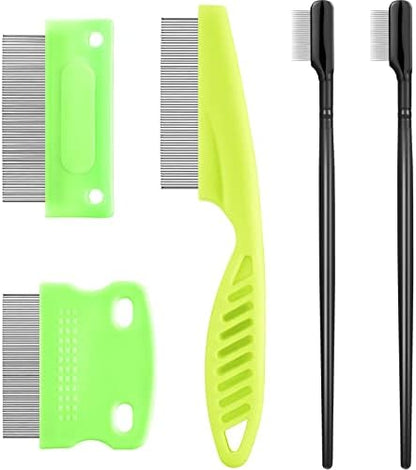 Boao 5 Pcs Dog Eye Comb Tear Stain Remover Grooming, Green, Black by Boao