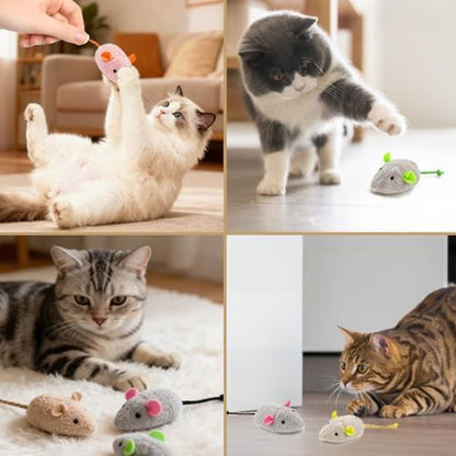 12 Pack Mouse Toys for Cats,Catnip Toy Mouse, Plush Mice Toys for Cats, Cat Nip Mice for Indoor Cat, Kitten Plushie Engaged Entertained Interactive Exercise Kicker Chew Fetch Toy (Value Bulk) - Image 7