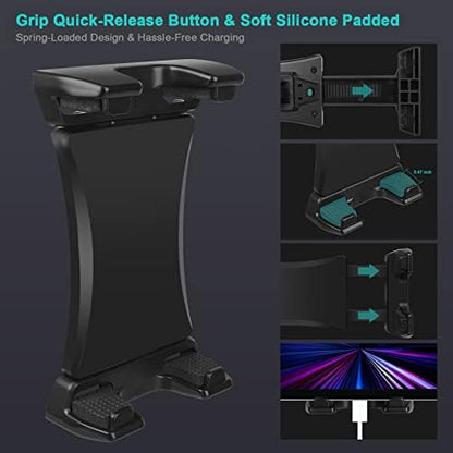 Car Dashboard Windshield Tablet Mount, 13" Long Arm Gooseneck, 360° Flexible Window Suction Cup Holder for Truck SUV, for iPad Pro 12.9/11/10.5/9.7/Air/Mini 6 5 4, Galaxy, 4.7"-12.9" Tab&Phone - Image 3