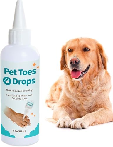 Dog Paw Cleaning Solution,3.4 FL Oz Pet Paw Cleaner,Dog Paw Cleaner, Pleasant Smell Dog Foot Cleaner, Deep Clean Paw Cleaner for Dogs and Cats,No Rinse Dog Paw Washer by Projectwine