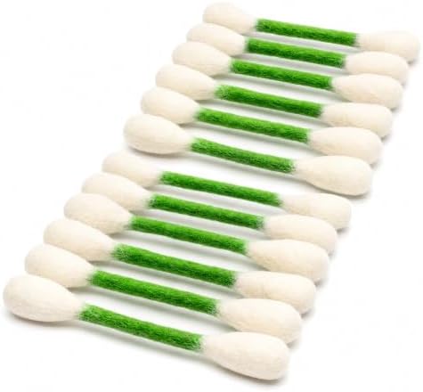 Glaciart One Swabs Cat Toys with Catnip - 12 Pk | Durable for Chew, Cute Cat Toys Interactive Kitty for Boredom, Exercise, & Play | Filled w/Organic Catnip for Anxiety & as Digestive Aid | Gift Idea by GlaciartOne