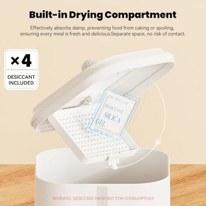 JUNSPOW Automatic Cat Feeder & Water Dispenser Set (Bowl not Included) - Image 3