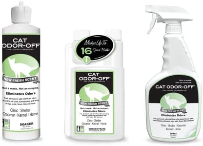 Odorcide Cat Odor-Off Concentrate Bundle, Fresh Scent by Odorcide