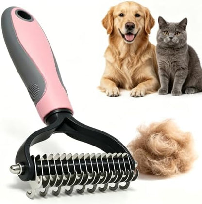 Deshedding Dog Brush for Shedding & Cat Undercoat Rake Pet Grooming Indoor by Unknown