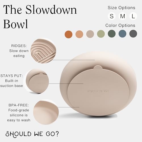 Slow Feeder Dog Bowl - Silicone Dog Bowl, Small, 6" x 1.25" - Honey - Image 4