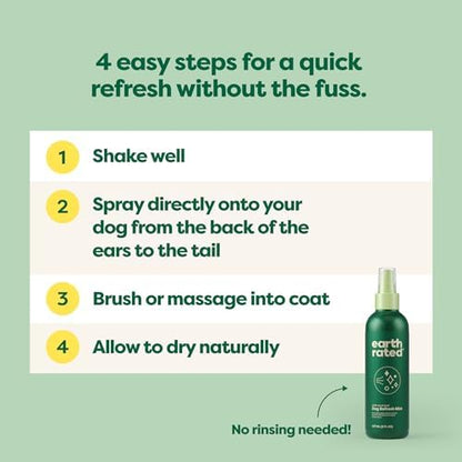 Earth Rated Dog Deodorizing Conditioner Spray, Conditioning & Odor-Eliminating Perfume for Dogs, for All Coat Types, Refreshing White Tea & Basil Scent, 8 oz (Pack of 2) - Image 5