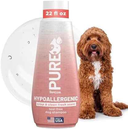 TropiClean Pure Hypoallergenic Dog Shampoo, 22oz by TropiClean