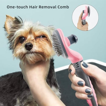 Wisedog Dog Grooming Kit, Upgraded Pink, 7PCS - Image 2