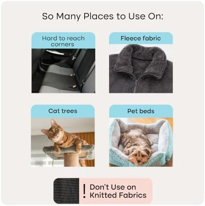Uproot Cleaner Mini Pet Fur Removal Tool - Pocket-Sized Dog Hair Remover for Car, Clothes, Cat Beds & Tight Corners - by The Creators of The Uproot Cleaner Pro Pet Hair Removal Tool - Image 4