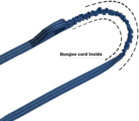 ICEFANG Tactical Dog Leash with Quick-Release Metal Clasp,Bungee-Dog Lead - Image 5