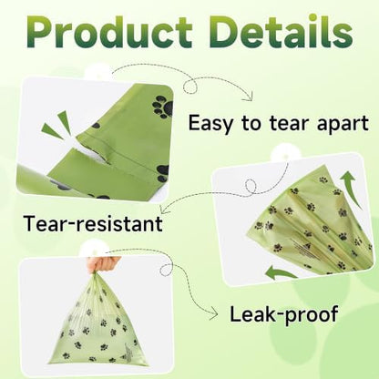 540 Count Dog Poop Bag Dispenser with Lavender Scented Waste Bags - Image 3