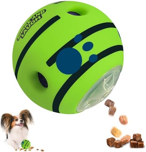 Interactive Puzzle Dog Treat Ball, S, 3.14 in (8 cm) by SHAKEANDLAUGH
