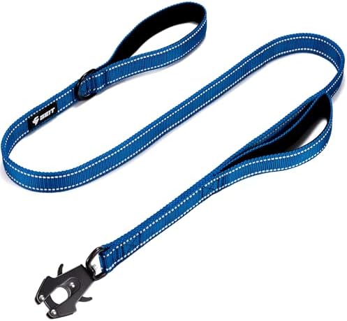 GEIT 2 Padded Handles Heavy Duty Dog Leash for Small Medium and Large Dogs by GEIT