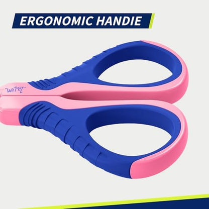 WePet Pet Nail Clippers U07.1, Professional Claw Trimmer, Bended Scissor Special for Cats, Kittens, Dogs, Puppies, Small Animals, Pink/Navy Blue - Image 2