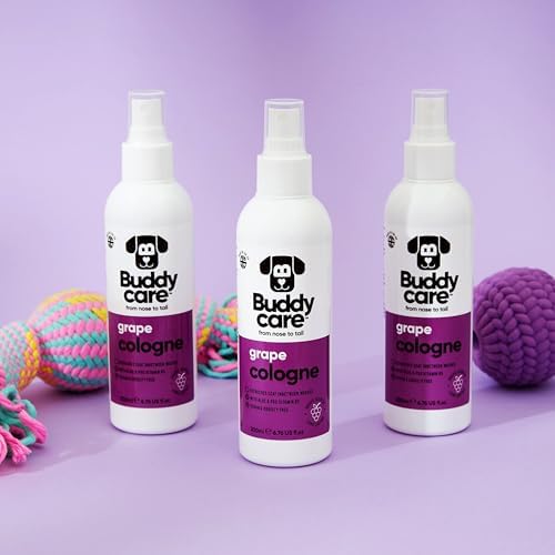Buddycare Dog Cologne - Grape - 200ml - Refreshing and Grape Scented Dog Cologne - Refreshes Between Dog Washes - Image 3