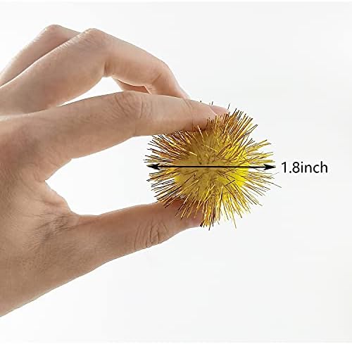 1.8Inch Assorted Color Flash Balls Cats Toy Balls for Cats Play 100 Pcs - Image 3