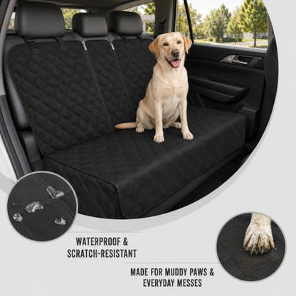 Dog Car Seat Protector, Back Seat Cover for Dogs, SUV & Car Seat Covers 52" - Image 3