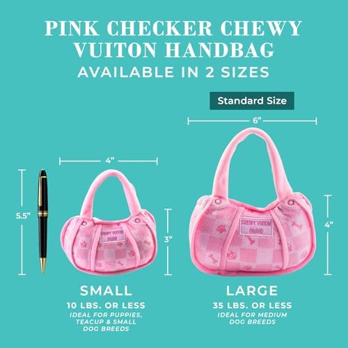 Haute Diggity Dog Chewy Vuiton Handbag Plush Dog Toy, Designer Parody Toy - Image 3