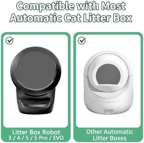 ANWA 40 Count Automatic Litter Box Bags, Litter Box Robot 4/5 Waste Bags - Image 3