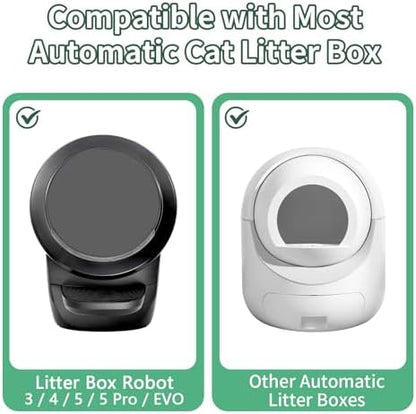 ANWA 40 Count Automatic Litter Box Bags, Litter Box Robot 4/5 Waste Bags - Image 3