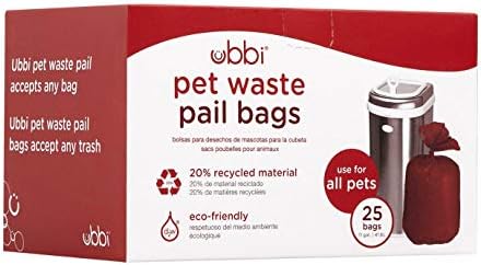 Ubbi Pet Waste Pail Bags, 25 Count by Unknown