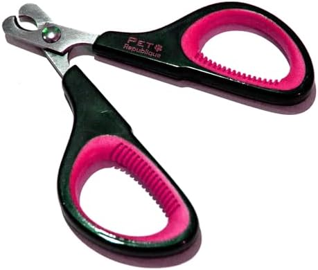Cat Nail Clippers by Pet Republique – Professional Stainless-Steel Nail Clipper for Cats, Kittens, Hamster, Rabbits, Birds, & Small Breed Animals Claw Trimmer (Black+Pink) - Image 6