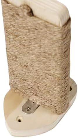 3-in-1 Cat Climbing Wall Steps with Hemp Rope, Shelves and Perches, Scratching Pads for Cats Playing and Climbing (Wood) - Image 4