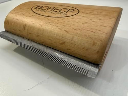 Dog Brush for Shedding Wooden Deshedding Tool Dogs Cats Grooming - Image 6