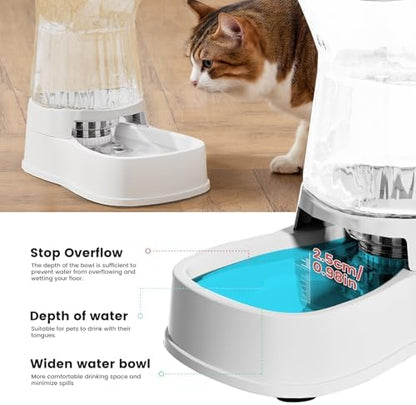 Gardner Pet 1.0Gal Gravity Automatic Dog Water Bowl Dispenser 100% BPA Free(White) - Image 5