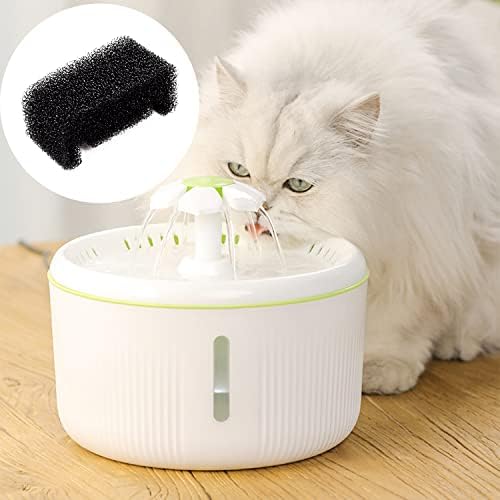10 Pcs Sponge Filter for 67oz/2L Pet Fountain 81oz/2.4L Stainless Steel Dog Drinking Fountain Replacement,Pet Water Fountain Pre Foam Filters Replacement - Image 4