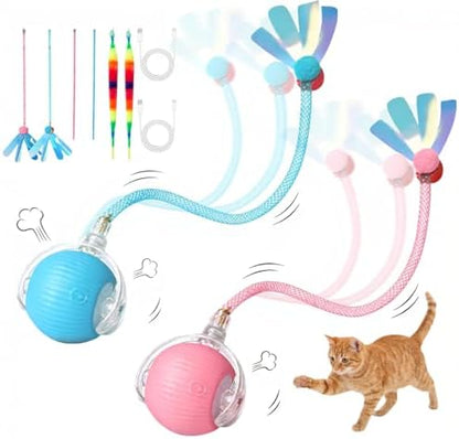 Interactive Cat Toy Ball, Automatic Cat Toys for Indoor Cats with 3 Modes by Unknown