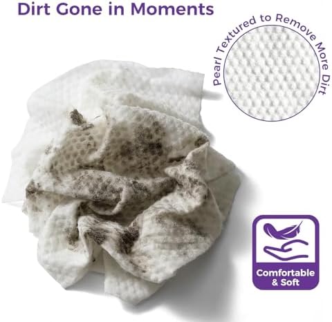 Extra Large 8“ x 13" Dog Wipes, Hypoallergenic, Lavender Scented, Plant-Based Grooming Wipes for Deodorizing & Hydrating Paws, Body, Butt, Ears & Coat - 360 Count - Image 5