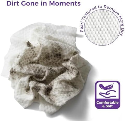 Extra Large 8“ x 13" Dog Wipes, Hypoallergenic, Lavender Scented, Plant-Based Grooming Wipes for Deodorizing & Hydrating Paws, Body, Butt, Ears & Coat - 360 Count - Image 5