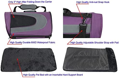 EliteField Deluxe Soft Pet Carrier for Cats and Dogs (3-Year Warranty) - Image 5