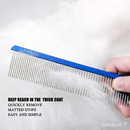 Metal Dog Grooming Combs Shedding Tangles,Knots,Mats.(7.5inches) - Image 6