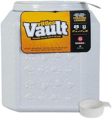 Vittles Vault Vittles Vault Pawprint Food Storage Container + Scoop, 25lbs by Gamma2