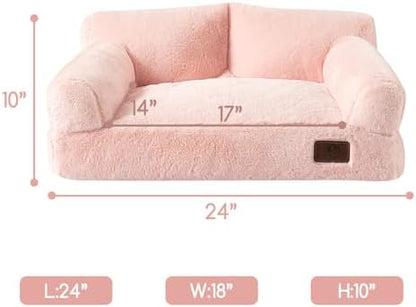 Hollypet Small Dog Large Cat Bed Puppy Couch Beds for Pets up to 25 lbs - Image 3