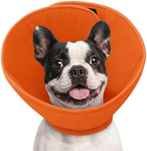 AOFITEE Dog Cone, Soft Cone for Small Dogs with Adjustable Buckle by AOFITEE