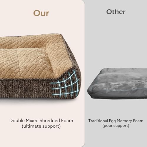 JOEJOY XL Orthopedic Dog Bed Large Size Dog, Extra Thick Big Dogs Couch Bed - Image 4