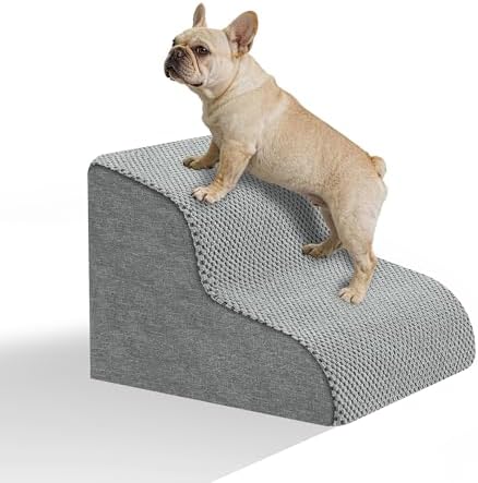 Dog Stairs for Couch & Sofa, 2 Step Pet Steps for Small Dogs & Cats by COLDHUNTERBEDING