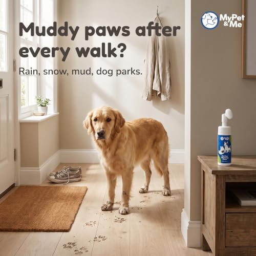 Dog Paw Cleaner – No-Rinse Foam, Silicone Brush, Dogs & Cats - Image 4