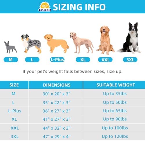 Sunheir Extra Large Orthopedic Dog Bed, XL Waterproof Dog Crate Bed 41" - Image 5