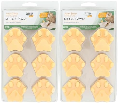 Citrus Magic Pet Odor Eliminator Litter Paws, Ocean Breeze, 2 Pack by CitrusMagic