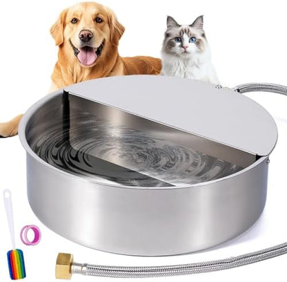 6L Automatic Dog Water Bowl Dispenser Outdoor by KHEARPSL
