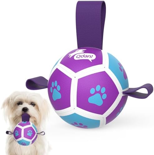 QDAN Small Dog Toys, Puppy Balls, Dog Balls with Straps for Small Breed by QDAN