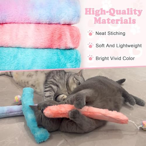 Cat Kicker Toy Large 3pcs, Cat Catnip Toys with Bell - Image 5