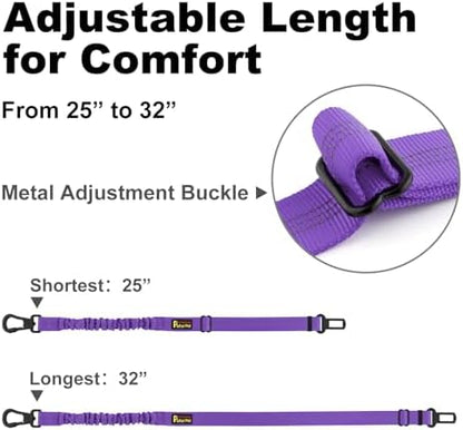 Plutus Pet Dog Seat Belt for Car, Adjustable Harness with Elastic Bungee - Image 6